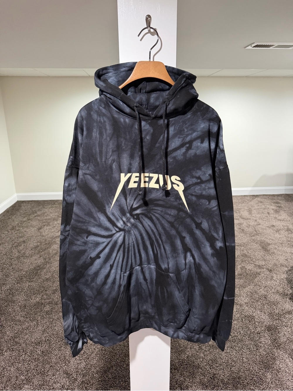 Kanye West x Wes Lang Yeezus Tie Dye Tour Merch Hoodie